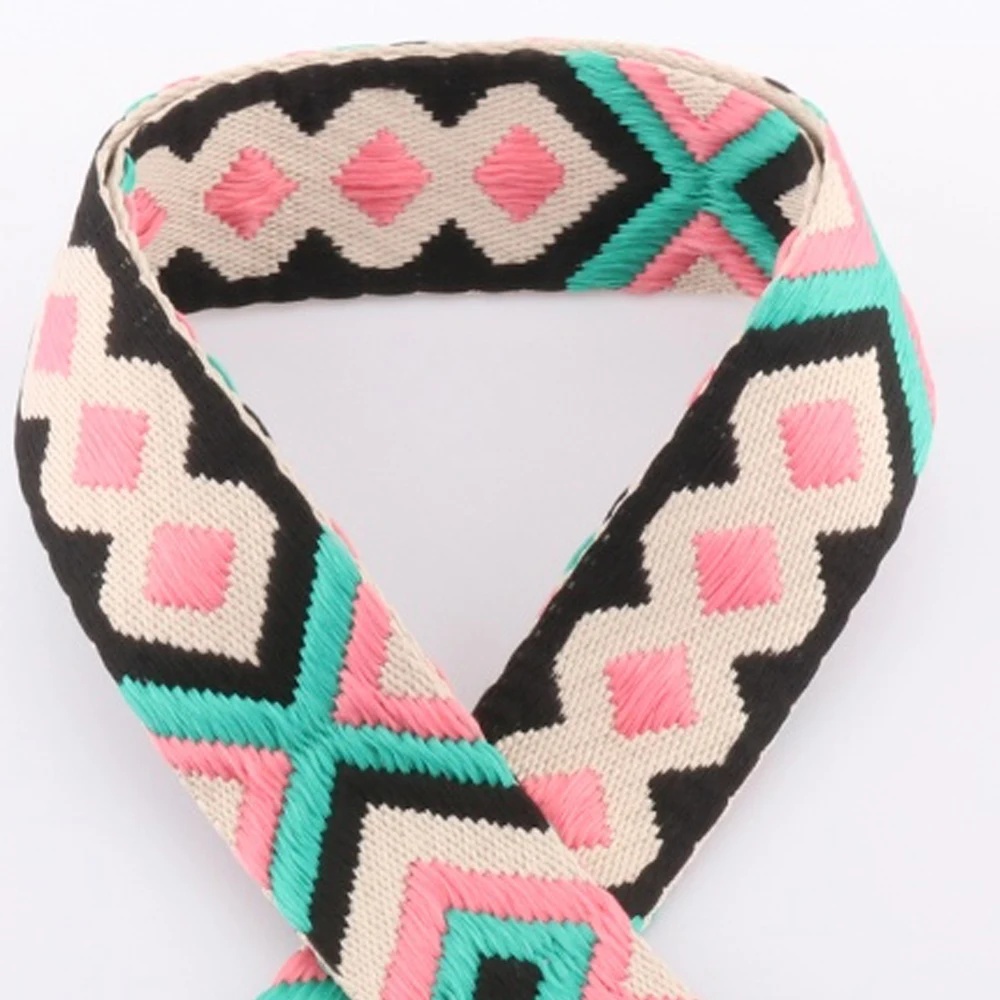 2 meter 38mm meetee polyester jacquardvävband ryggsäcksrem bälte kläder bindningstejp sytillbehör: Orange