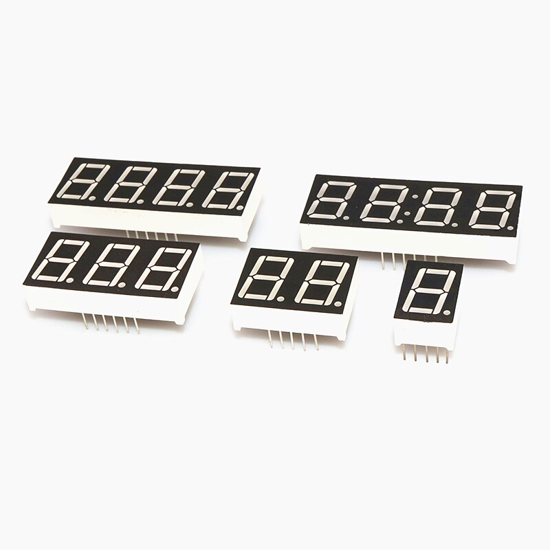 10Pcs 0.36 Inch Digital Tube LED Display 1Bit ~ 6Bit Display Common Anode/ Cathode 0.36" 7 Segment Red Led Display Board