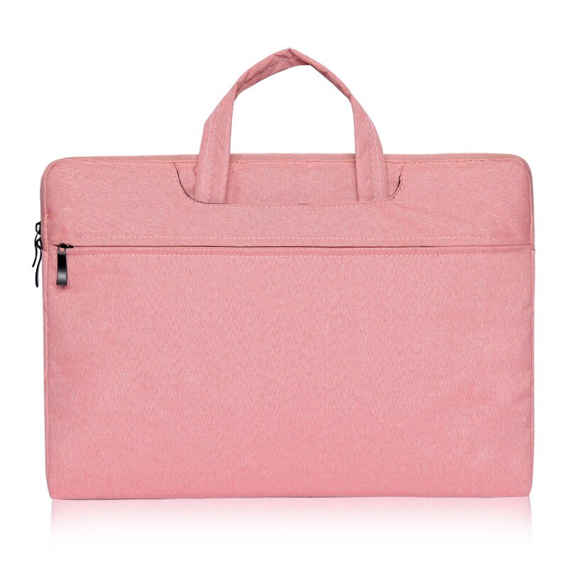 Toepasbare laptoptas draagbare documenten mannen en vrouwen 12 air 13 pro 15.6 liner 16 business 14- inch spot: Roze
