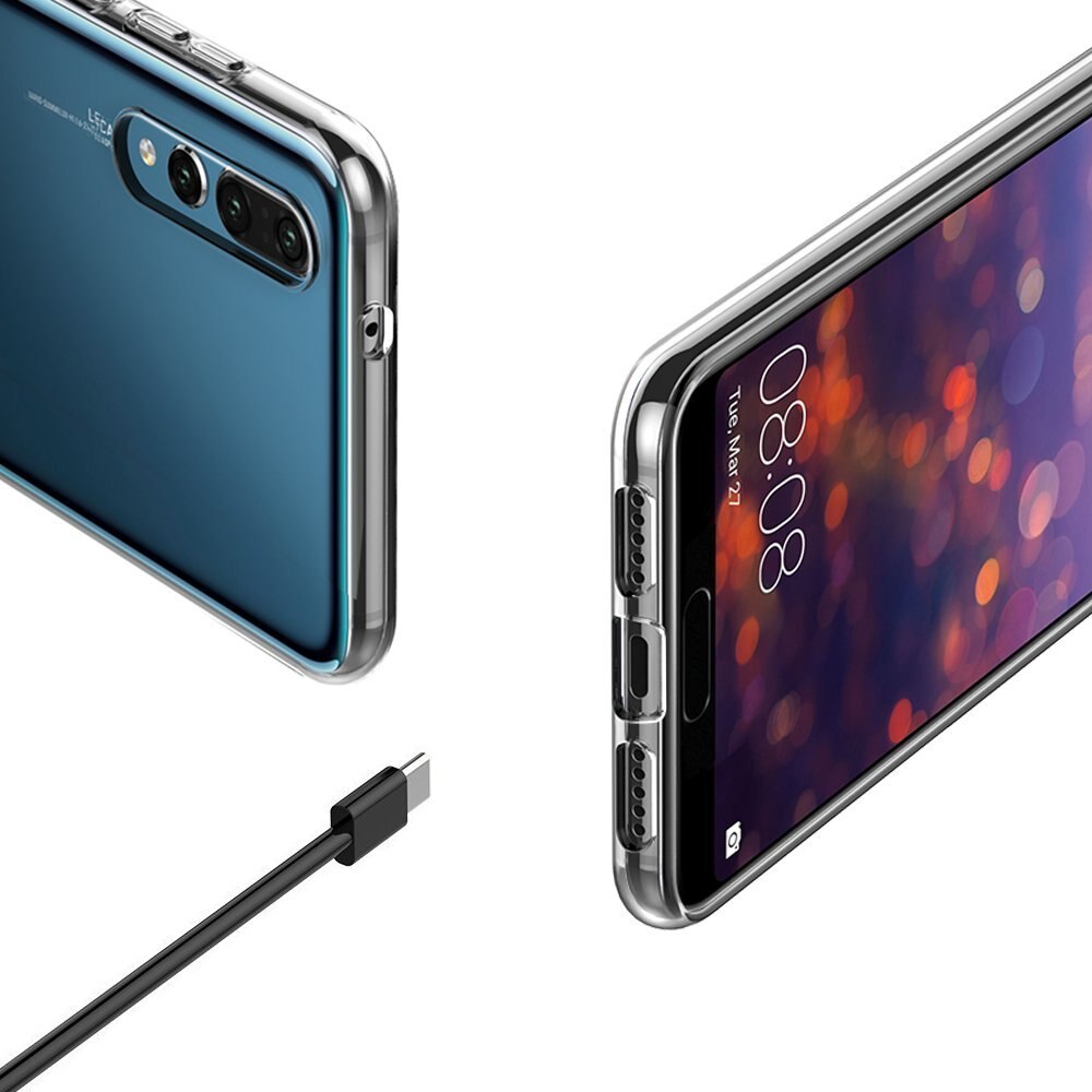 Ultra cienkie przezroczyste etui z tpu dla Huawei P20 P30 P10 lite mate 10 Pro P inteligentny przezroczysty silikon Case dla Huawei P8 P9 lite P7