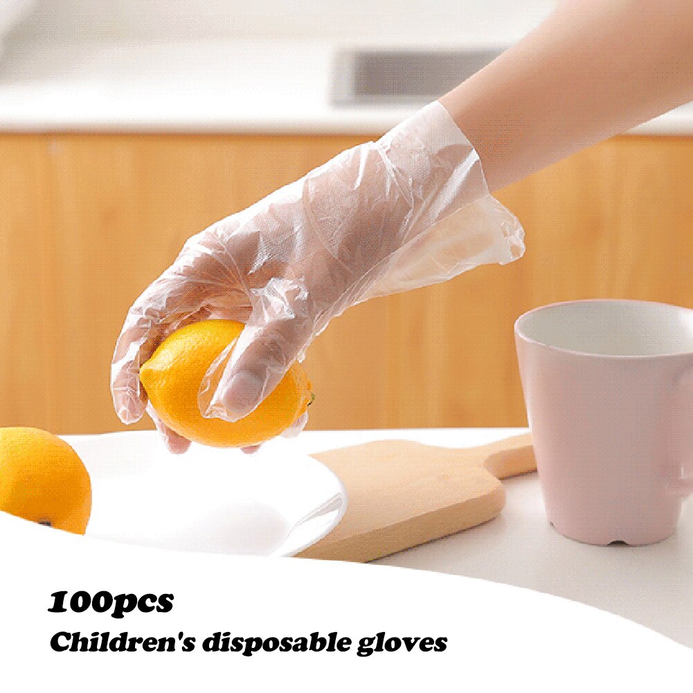 100PCS Cooking Restaurant Kitchen Accessories 100pcs Eco-friendly Food Gloves Disposable Dish Washing Catering Sanitary Gloves