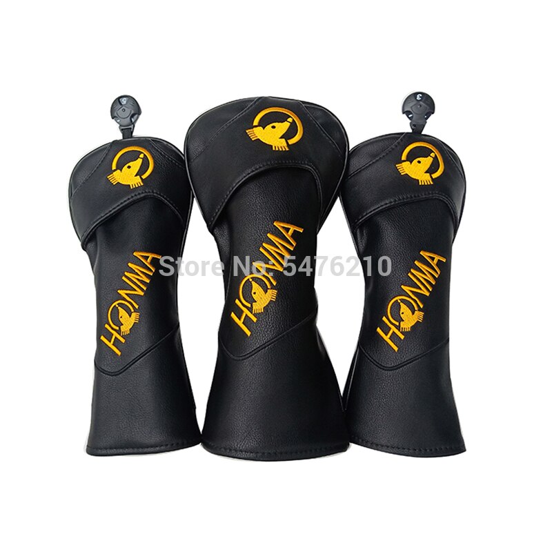 Zestaw klubowy golf kluby golfowe pokrowiec na główkę honma beres komplet golf headcover kierowcy żelazka z drewna miotacz klub headcover bezpłatne shiping: B 1 3 5wood headcoer