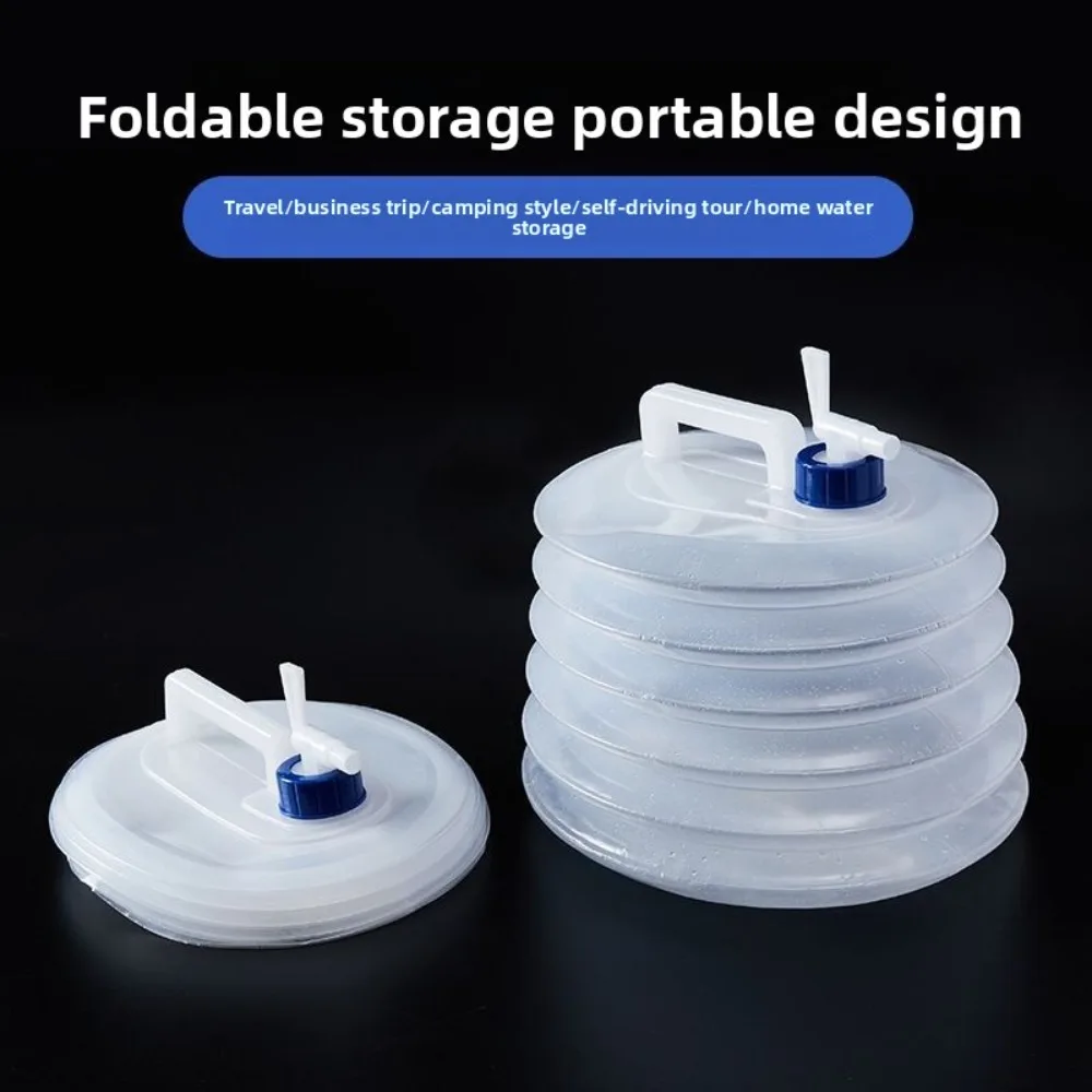Wiadro na wodę, Wiadro na wodę na zewnątrz, Wiadro na wodę kempingowe, Przenośne wiadro robić przechowywania wody o dużej pojemności Wiadro na wodę z kranikiem