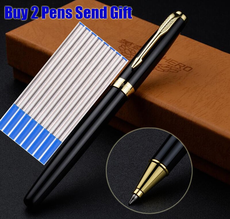 Brand Metal Ink Fountain Pen Luxury Sonnet Signature Pen Buy 2 Pens Send: Pen 8 Blue Refills