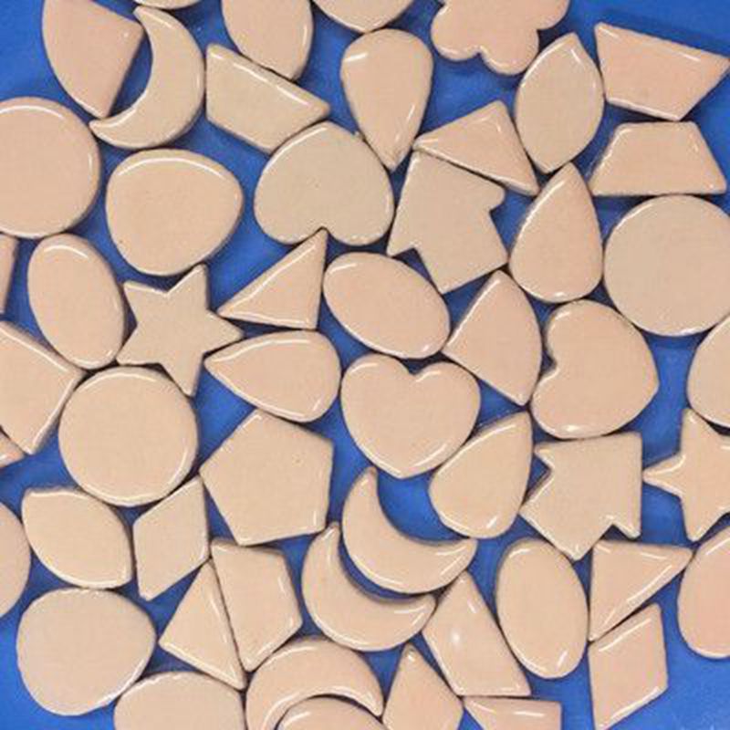 100G Creatieve Keramische Mozaïek Tegels Diy Muur Ambachten Handgemaakte Decoratie Materialen Verschillende Mixes Regels Optic Druppels ZXY3001: Pink