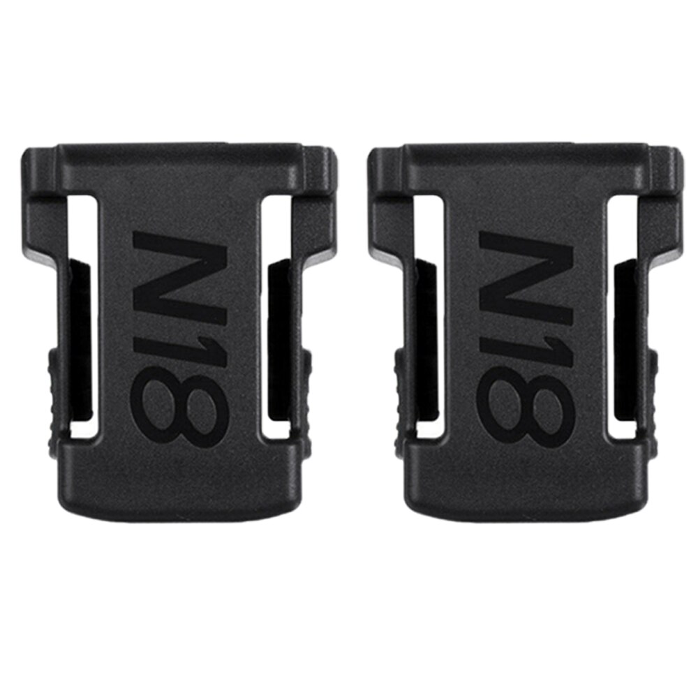 1/2/3Pcs Batterij Houder Voor Milwaukee Batterij Mount Dock Houder Fit Voor M18 48-11-1850 18V Mount Houder Cover Dock Clip: 2 pcs black