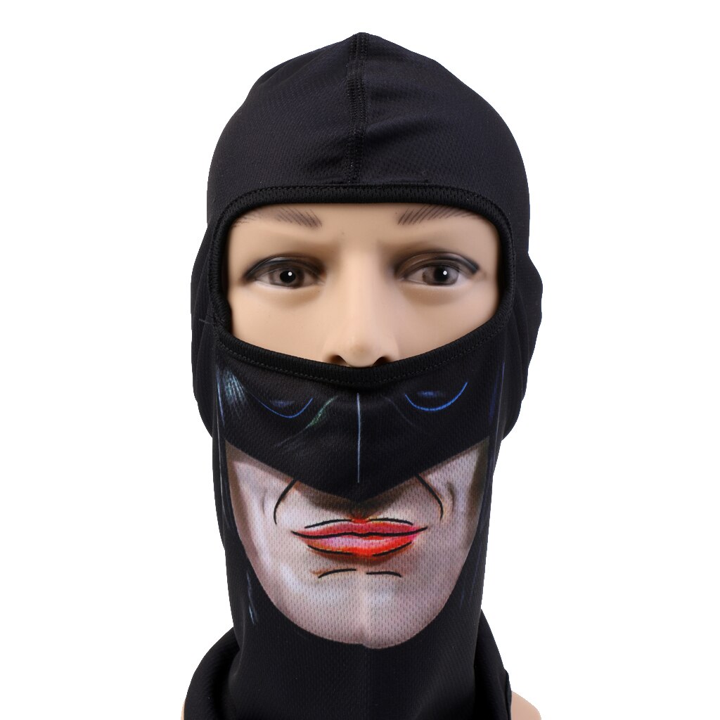 Polyester anti-vind hel ansigtsmaske cyclingski balaclava hatte hovedbeklædning: Stil 1