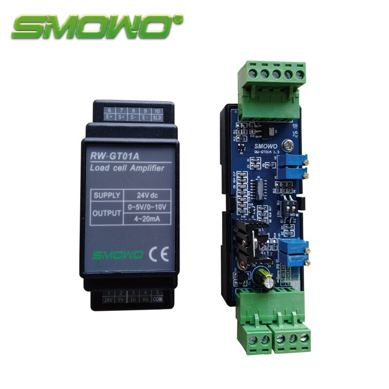 DIN Rail mountable GT01A sensor/load cell amplifier transmitter transducer RW-GT01A