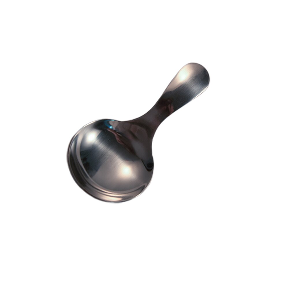 Ronde Servies Leuke Baby Roestvrij Staal Ijs Soep Kinderen Mini Korte Steel Veilig Glad Voor Kids Thee Lepel