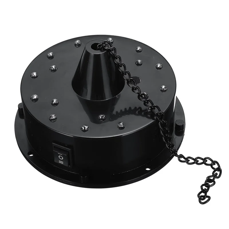 Boule en verre miroir tournant, 18 à LED lumières Disco, contrôle du son, boule réfléchissante, éclairage de scène pour discodj