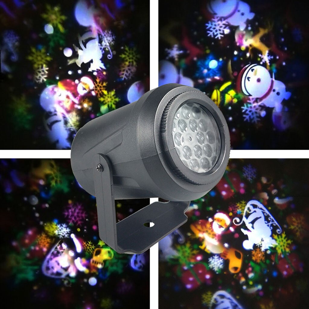 Outdoor Waterproof LED Christmas Snow Projector Lamp Projector Birthday Halloween Wedding Projector Lights Movie light#g3