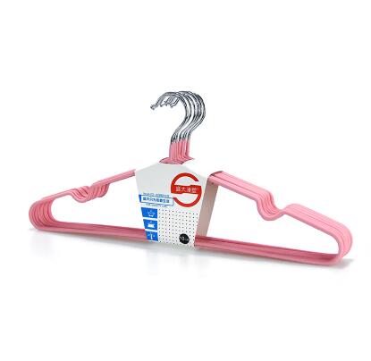 10 stuks/partij plastic hangers voor kledingrek (volwassenen en kinderen): 40cm roze