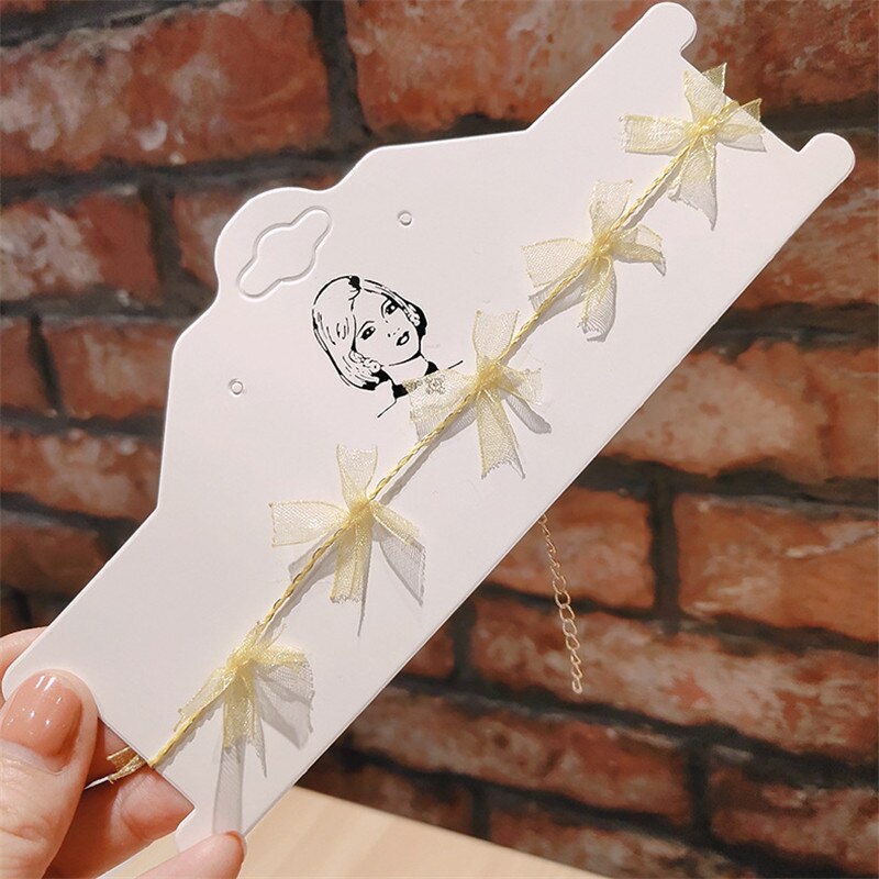 Koreaanse zoete romantische choker gele gebreide bloemenketting voor vrouwen meisjes egirl feest dating esthetische sieraden: 4