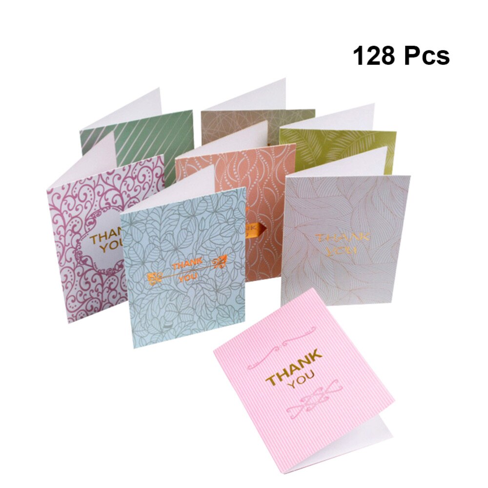 128Pcs Greeting Cards Handmade Invitation Card for Party Wedding Banquet: Default Title