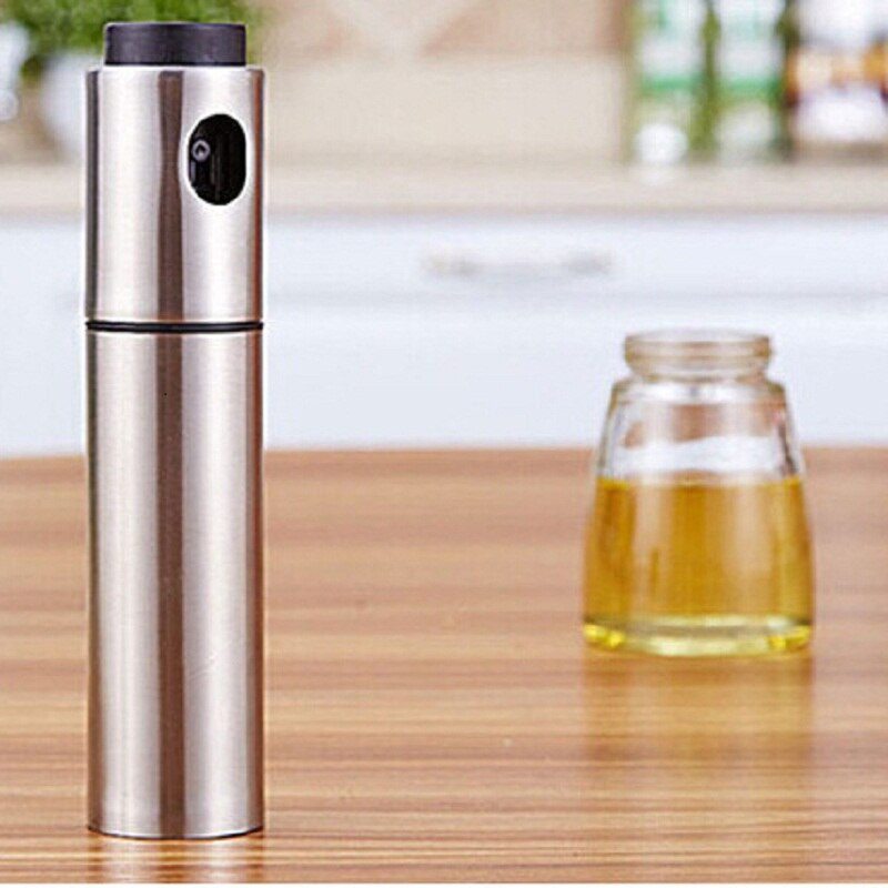 Staal Olijfolie Sproeier Keuken Bakken Olie Spray Lege Fles Azijn Fles Olie Dispenser voor Koken Salade BBQ Tool