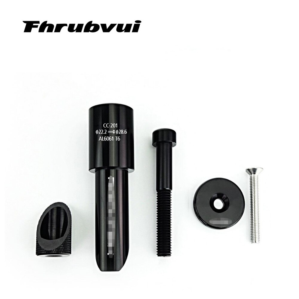 Bike Stem Adapter 20.8/22.2mm CNC Sliding Bike Head Tube Core Conversion Balance Bike Headset Hanging Core Adapter: 20.8mm to 28.6mm