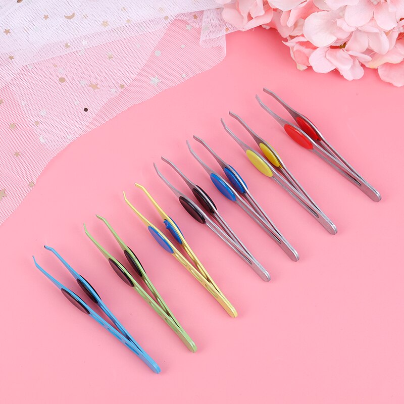 Øjenbryn klip hår skrå aftrækker rustfrit stål bryn trimmer ansigtshårfjerning