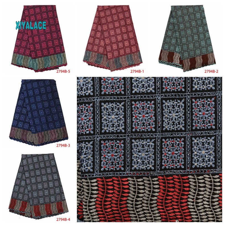 Latest French Nigerian Laces Fabric Tulle African Laces Fabric Wedding African French Tulle Lace YA2794B-1