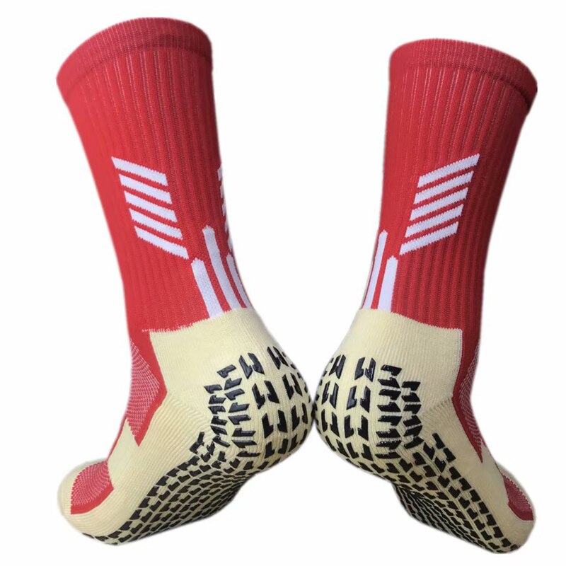 Antislip ademende katoenen crew comfort voetbalsokken basketbalsokken voor heren antislip sportsokken
