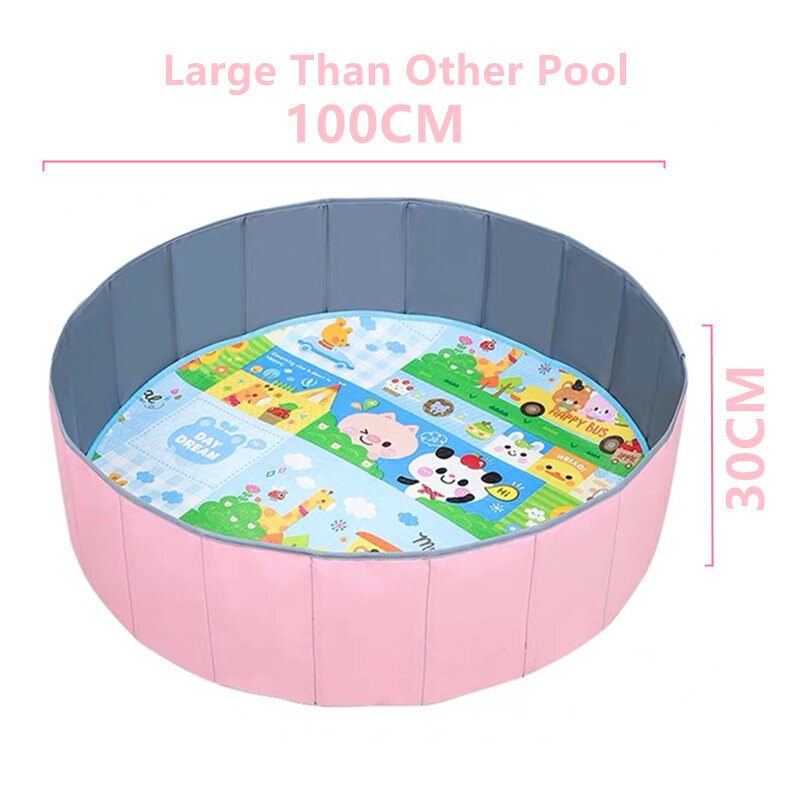 JayCreer 100X30CM / 120X30CM Ball Pits Kids Ball Pit Ball Tent Toddler Ball Pit NOT INCLUDE CUSHION