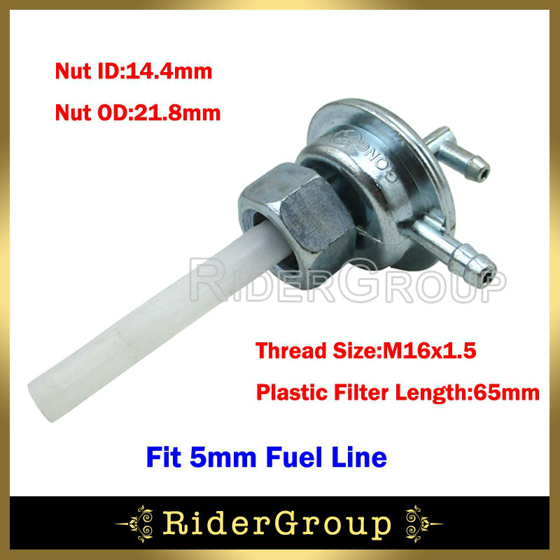 Scooter Petcock Fuel Switch Tap Valve For Eton Beamer II III 50 49cc 50cc Moped