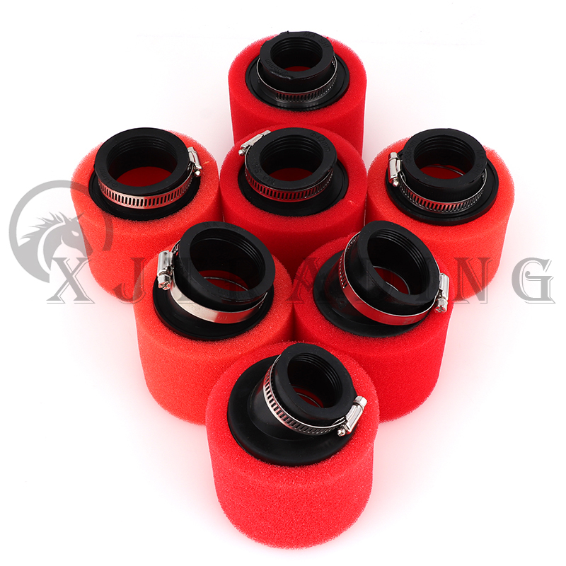 Motorfiets Scooter Dirt Pit Bike Bromfiets Onderdelen 35mm 38mm 42mm 45mm 48mm 50mm 60mm Bocht Elleboog Hals Schuim Luchtfilter Spons Cleaner