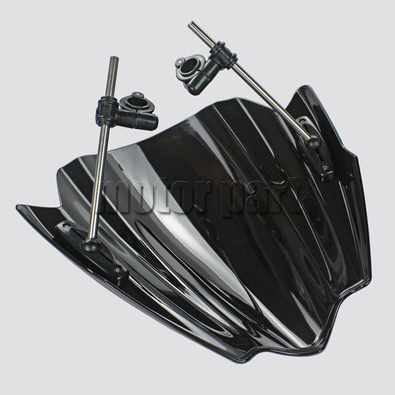 Motorcycle Windshield For KTM 390 200 125 690 Duke R 390Duke 200Duke 1290 Super DukeR ABS Plastics Windscreen Deflectors Black