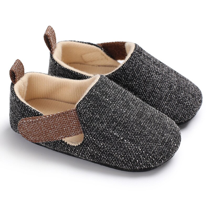 LANSHITINA Jongen Plaid Schoenen Peuter Booties Pasgeborenen Zool Klassieke Vloer 0-18 Maanden Zacht Zuigeling Crib Babyschoenen c-447