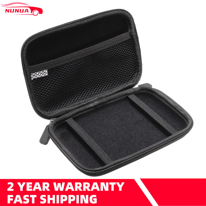Funda de transporte dura para GPS resistente al agua de PU de 5 pulgadas, soporte protector para navegador GPS Sat Nav para TomTom GO 5100 5000 510 500