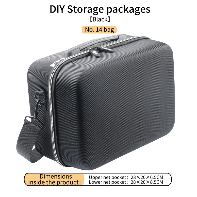 Elektronischer Organizer, DIY-Schwammschutz, Reisekabel-Organizer, Tasche, elektronisches Zubehör, Tragetasche, tragbare tragbare Aufbewahrung: Himmel Blau