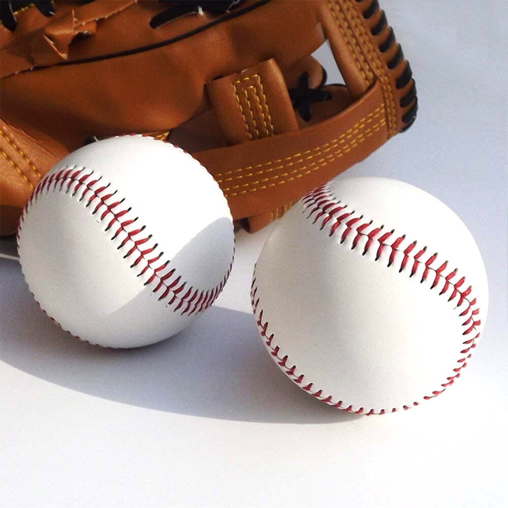 9 "handgemaakte Baseballs PVC Bovenste Rubber Innerlijke Zachte Baseball Ballen Softbal hardBall Training Oefening Baseball Bal