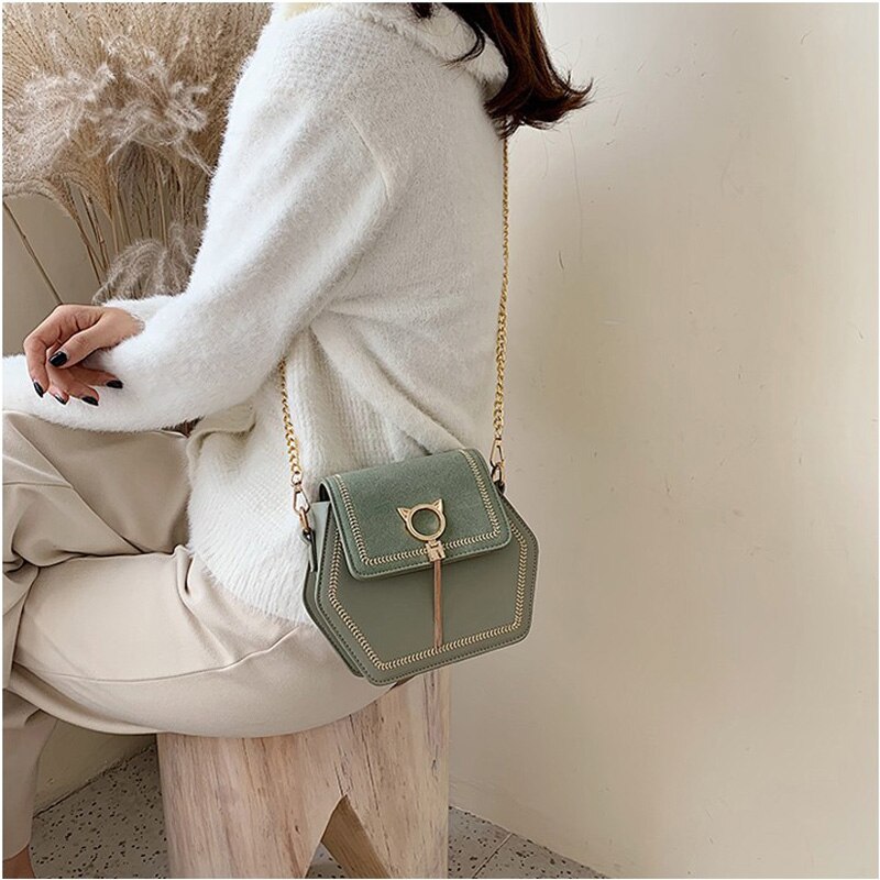 Longlight Woman Fashionable Shoulderbag Pu / Frosted Polyester Luxury Leather Brand Handbag Crossbody Bags For Women