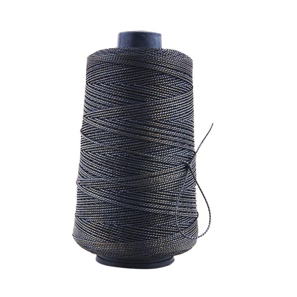 300m Sewing Threads 2 Strand Durable Strong Bounded Nylon Leather Sewing Thread DIY Handicraft Tool Hand Stitching Thread: black