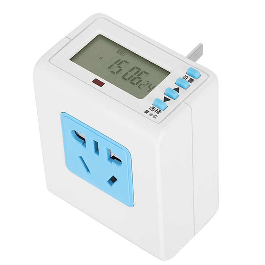 Aquarium DIY CO2 Generator System Kit DIY CO2 Generator Digital Fish Tank Timer Socket Clock with Backlight Automatic Time