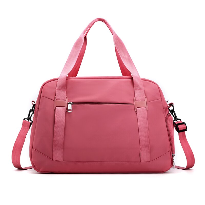 Brand Women Nylon Handbags Shoulder bags Messenger Bags Ladies Vintage Tote Crossbody Bag Female Large space bags: Pink