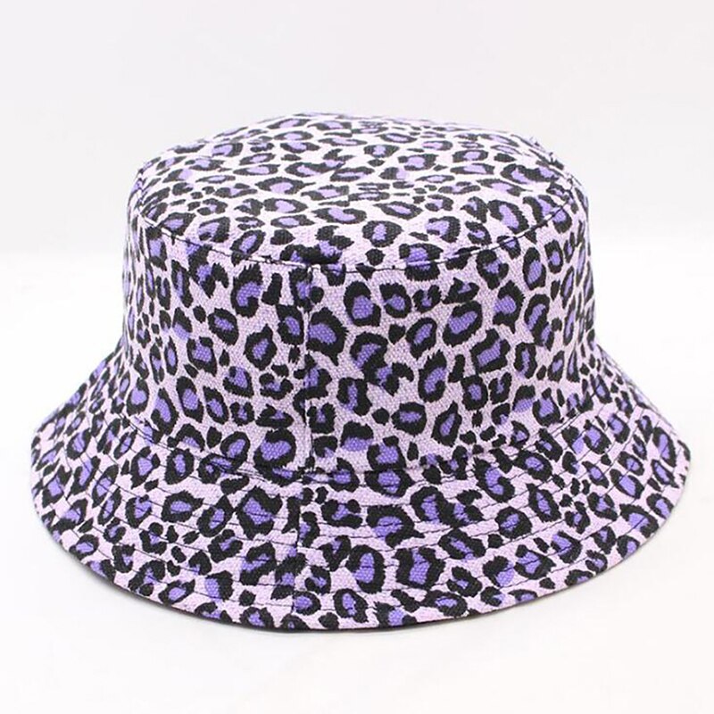 Della Stampa del leopardo Del Cappello Della Benna Per La Spiaggia di Sport Fisherman Cap Corsa Esterna Del Cappello Protezione Del Sole Cappelli Per Gli Uomini E Le Donne Sole del Cappello di pesca