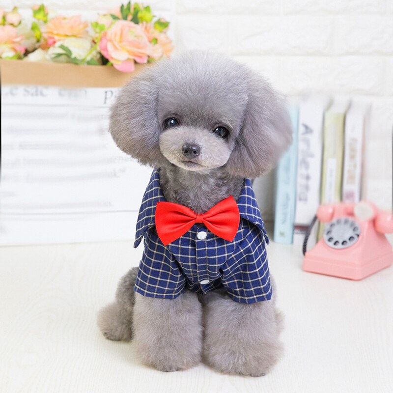 Blød afslappet hund plaid skjorte blid hund vest skjorte hund tøj hund bomuld skjorte til efteråret roupas para cachorro costiume