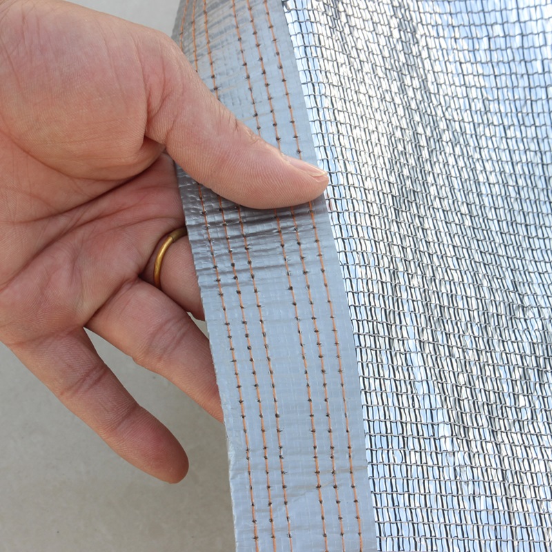 99% Shading Rate Aluminum Foil Sun Shade Sail Home Balcony Sun Shade Net Thicken Anti-UV Garden Awning