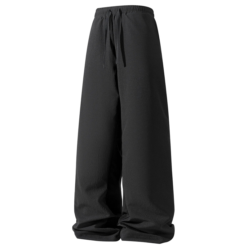 Nouveaux hommes pantalons de survêtement respirants couleur unie coton pantalons décontractés Joggers Streetwear ample léger mince pantalon hommes