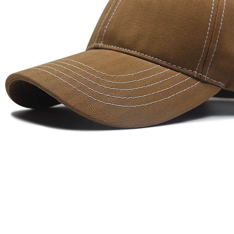Casquette de Baseball pour homme, chapeau de soleil en coton doux de supérieure, casquette à visière décontractée, grande taille 56-61cm 62-68cm
