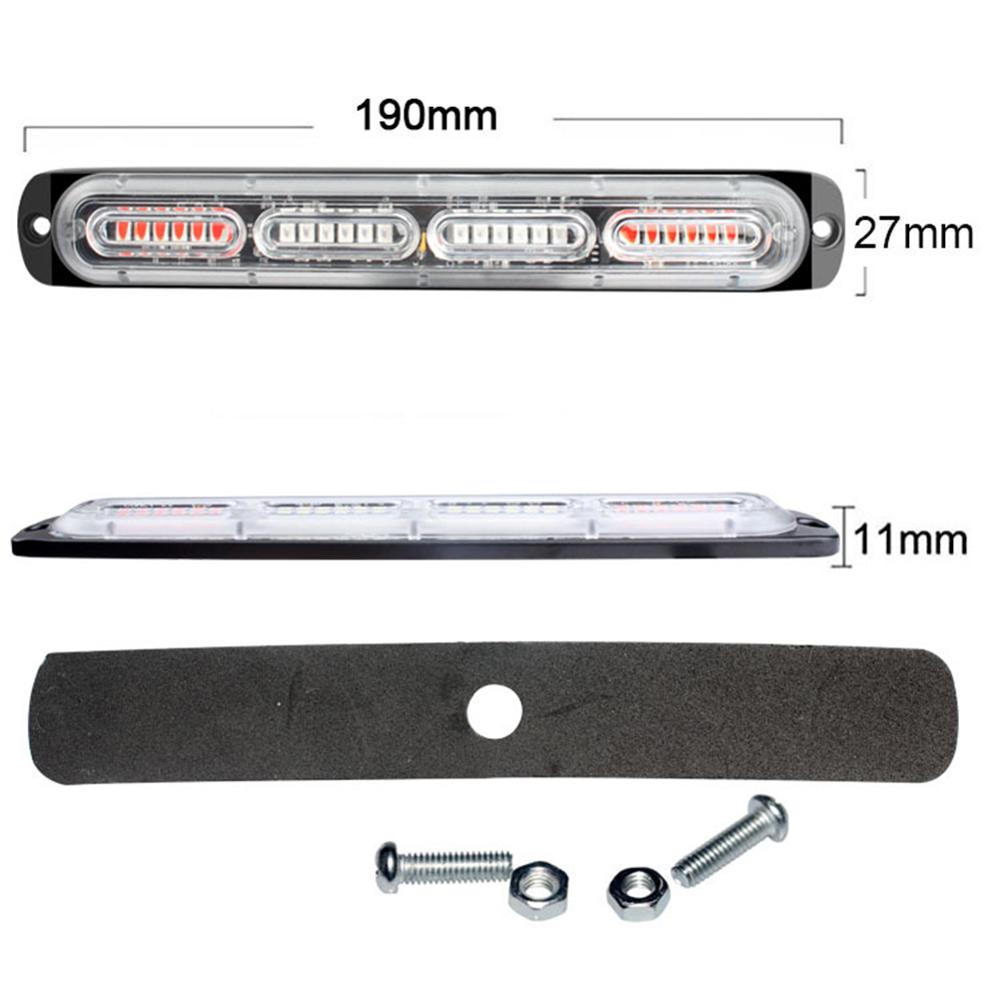 Auto 24 led bar strobo valot vilkku fso auto salama poliisi vilkku stroboskoopit stroboskooppi valo poliisi led valo vilkkuvalo
