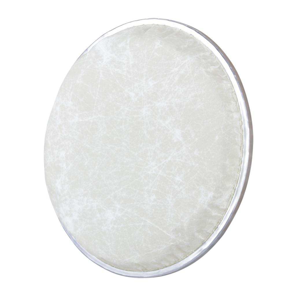 Cabeza de tambor de 10 pulgadas para Conga Djembe, piel sintética, Beige