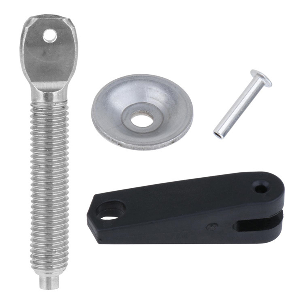 Boat Maintenance Outboard Transom Clamp Motor Transom Handle Stainless Steel Boat Parts Color Silver Easy To Install