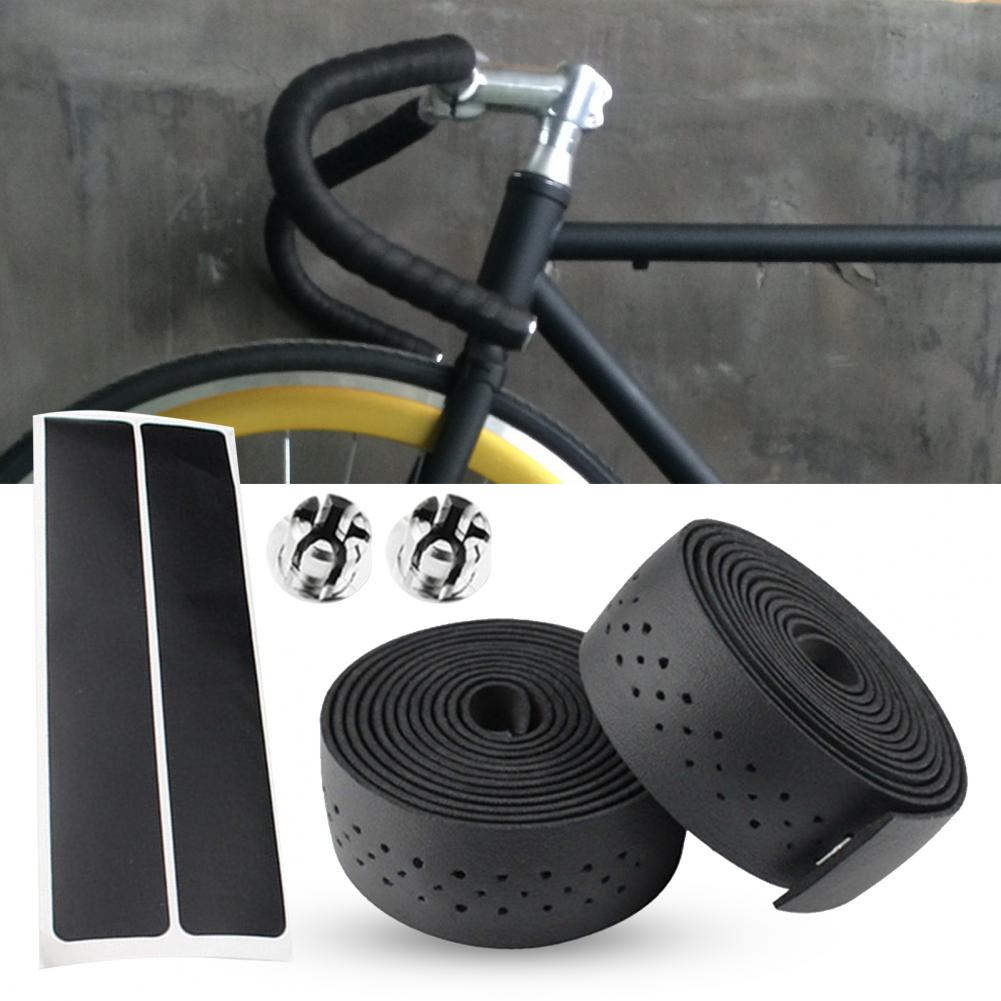 Bar Tape 6 Colors Handlebar Wrap Faux Leather Durable Stylish Bicycle Handle Bar Wrap