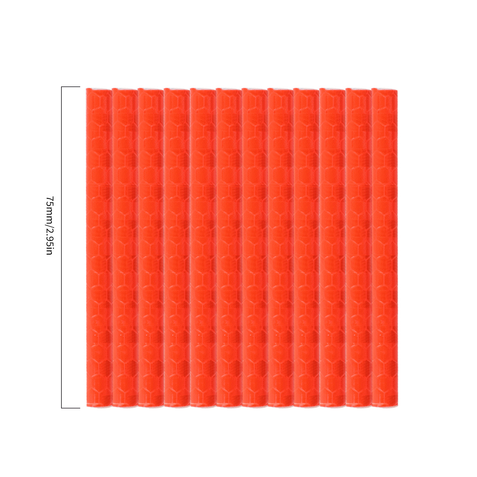 Road Bike Warning Spoke Safety Reflector light MTB Bicycle Wheel Rim Reflective Clip reflector light Cycling Accessories: 12pcs orange