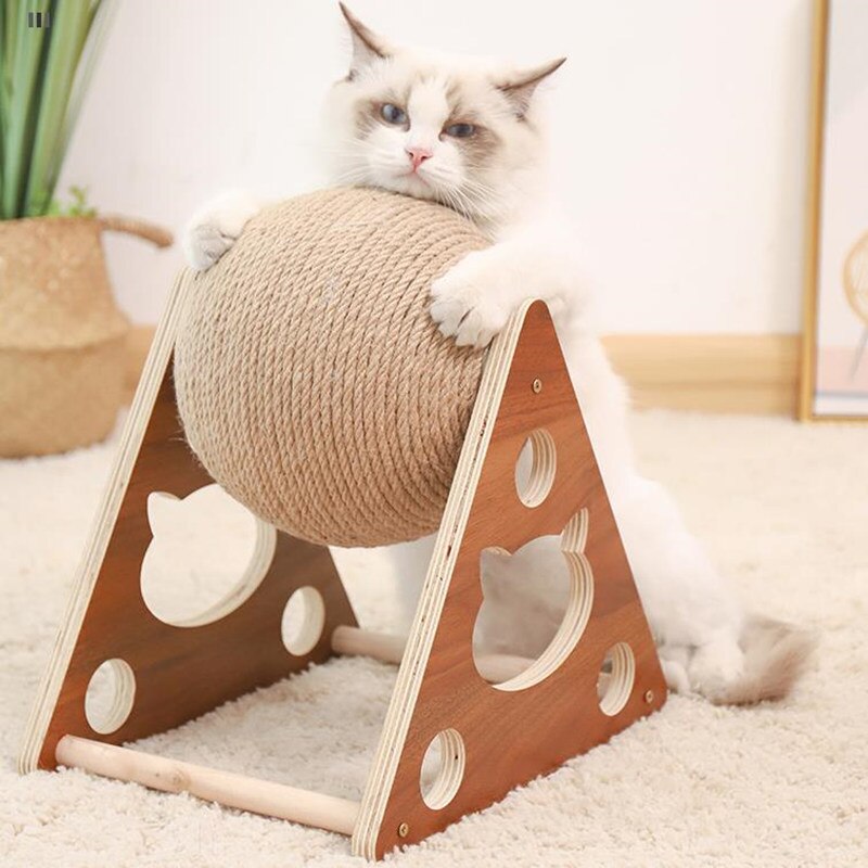 Cat Wheel Cat Scratcher Sofa Protector Scratching Post Cats Climbing Frame Shelf Cats Exercise Wheel Pet Products Pets Furniture