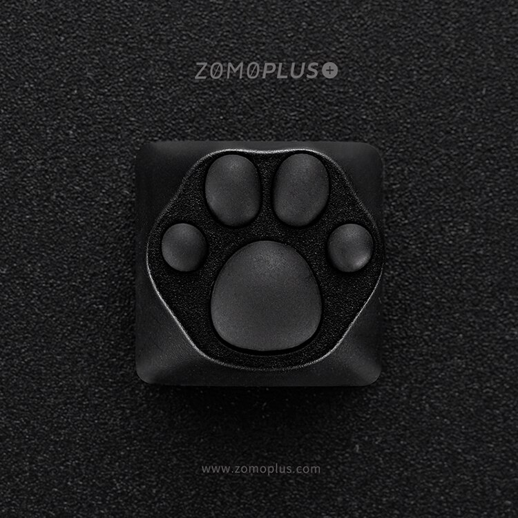 Key cap mechanical keyboard keycap personality ,Cute cat paw Modeling keycap ABS silicone keycaps MX axis,Z18: Black