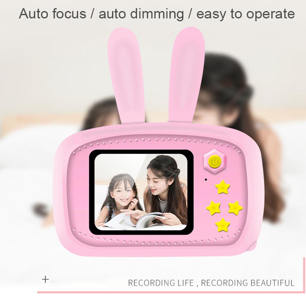 Børn mini kamera  hd 1080p bærbar digital video foto søde kamera til børn uddannelsesmæssige udendørs legetøj kamera