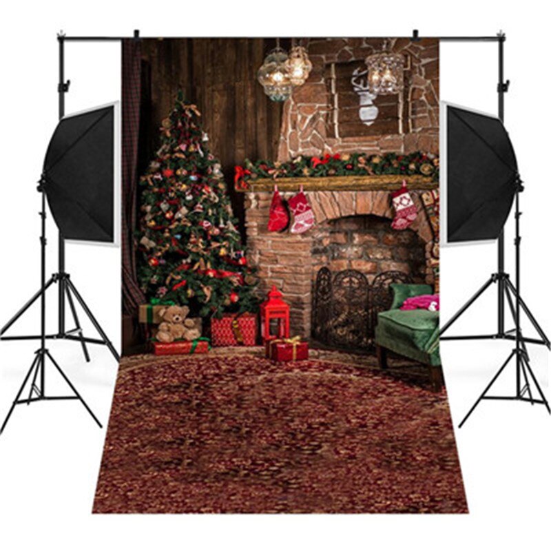 Christmas Backdrops Snow Vinyl 3x5FT Background Photography Studio Photo Studio Foldable Photography Backdrop