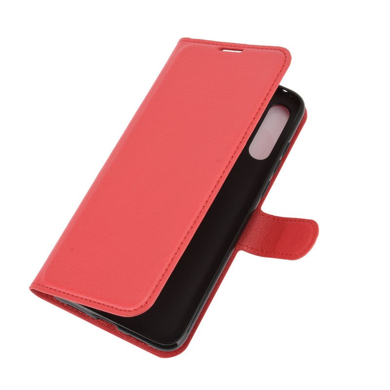 Para Vodafone Smart V11 funda abatible de cuero para Vodafone Smart V11 funda de teléfono con soporte: LZ RD